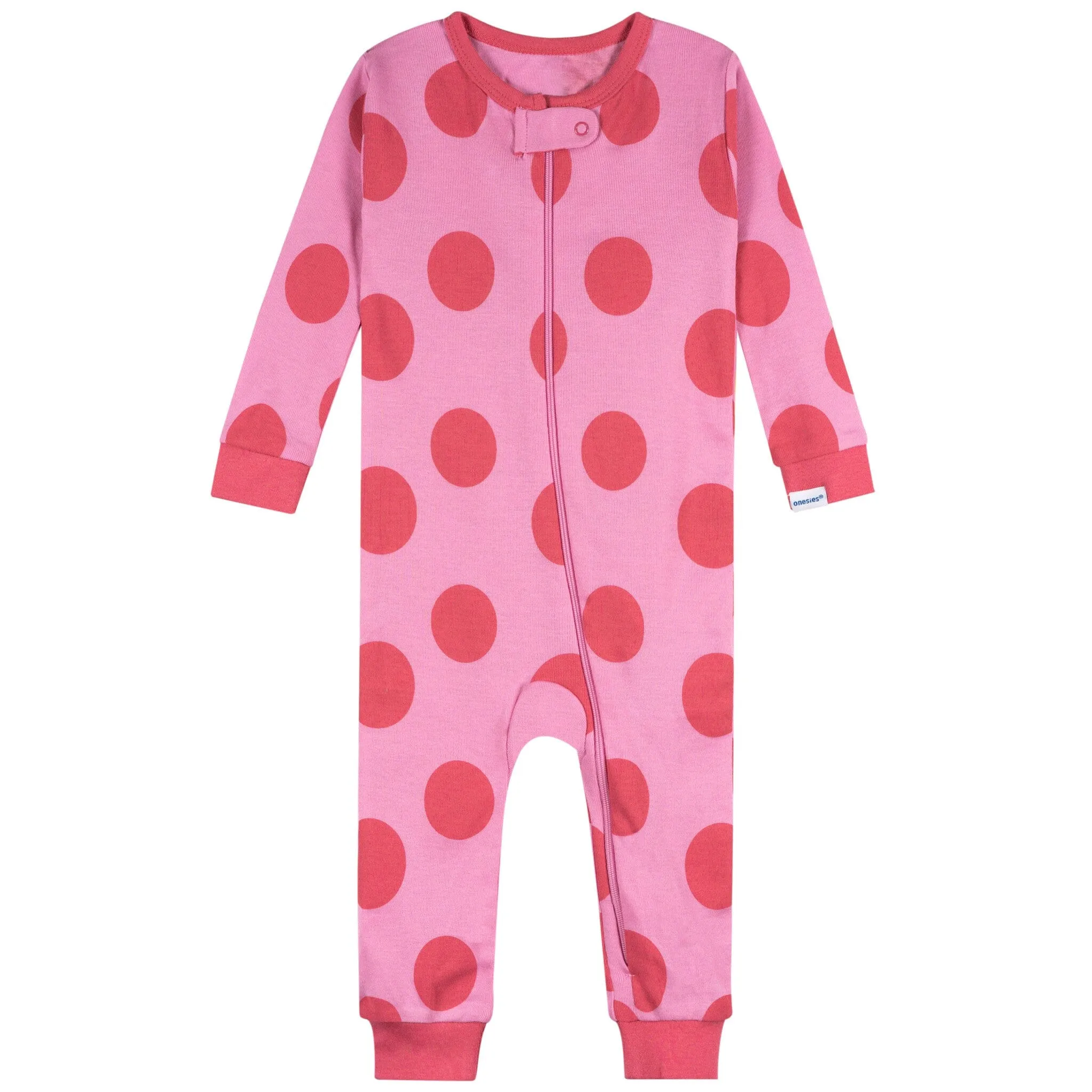 3-Pack Baby Girls Starry Nights Footless Pajamas