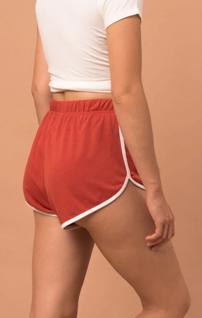 Afends Womens Venus - Rust - Easy Shorts