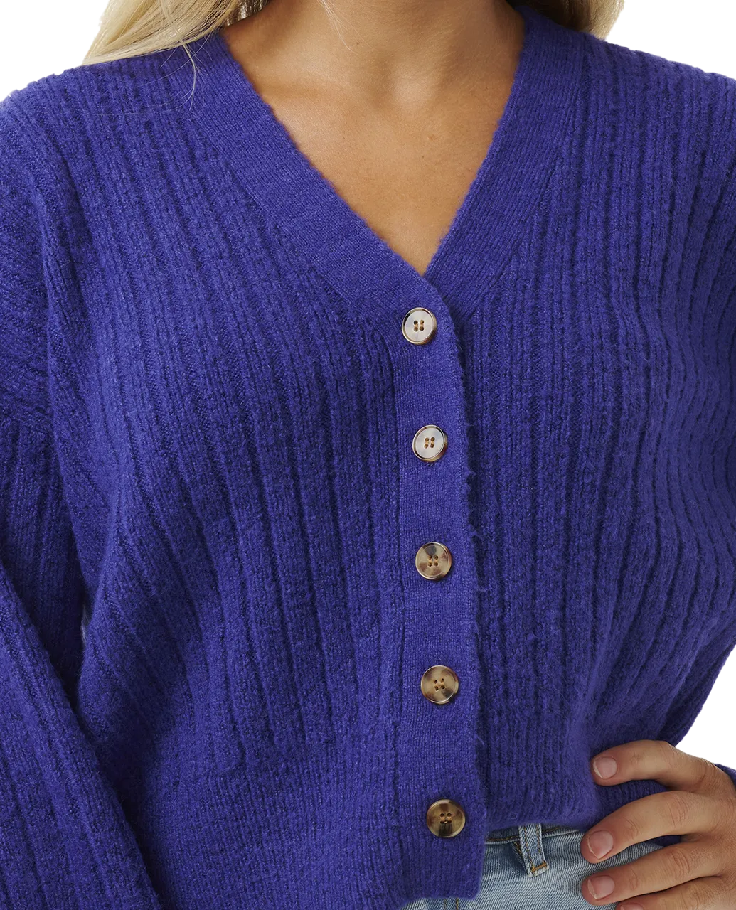 Afterglow Cardigan in Wild Berry