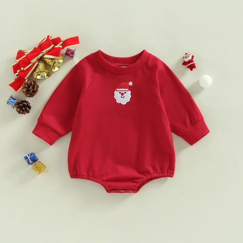 Baby Christmas Tree/Reindeer/Santa Cozy Onesie (3 Designs)