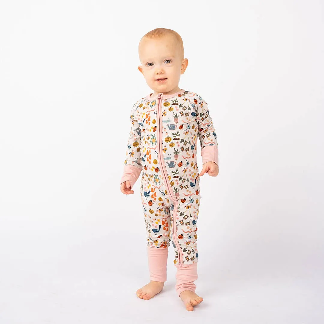 Bamboo Baby Pajamas - Garden Friends