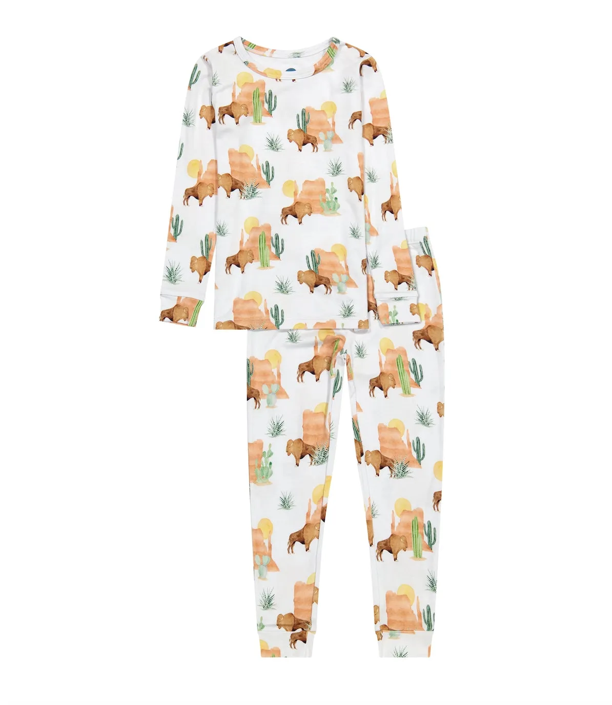 Bird & Bean Bamboo Long Sleeved PJ Set - Bison Buddy