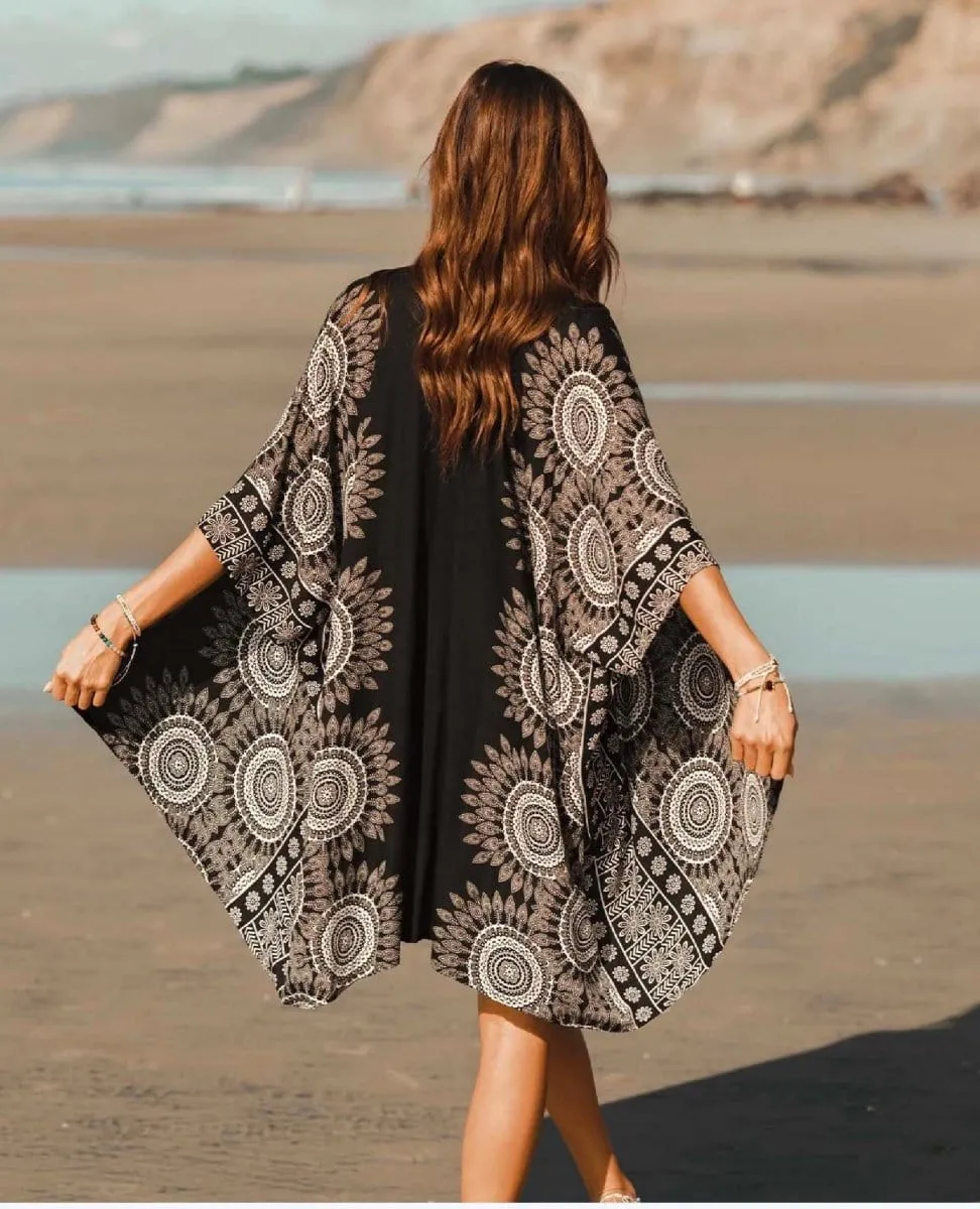 Bondi Mandala Kimono Cover Up