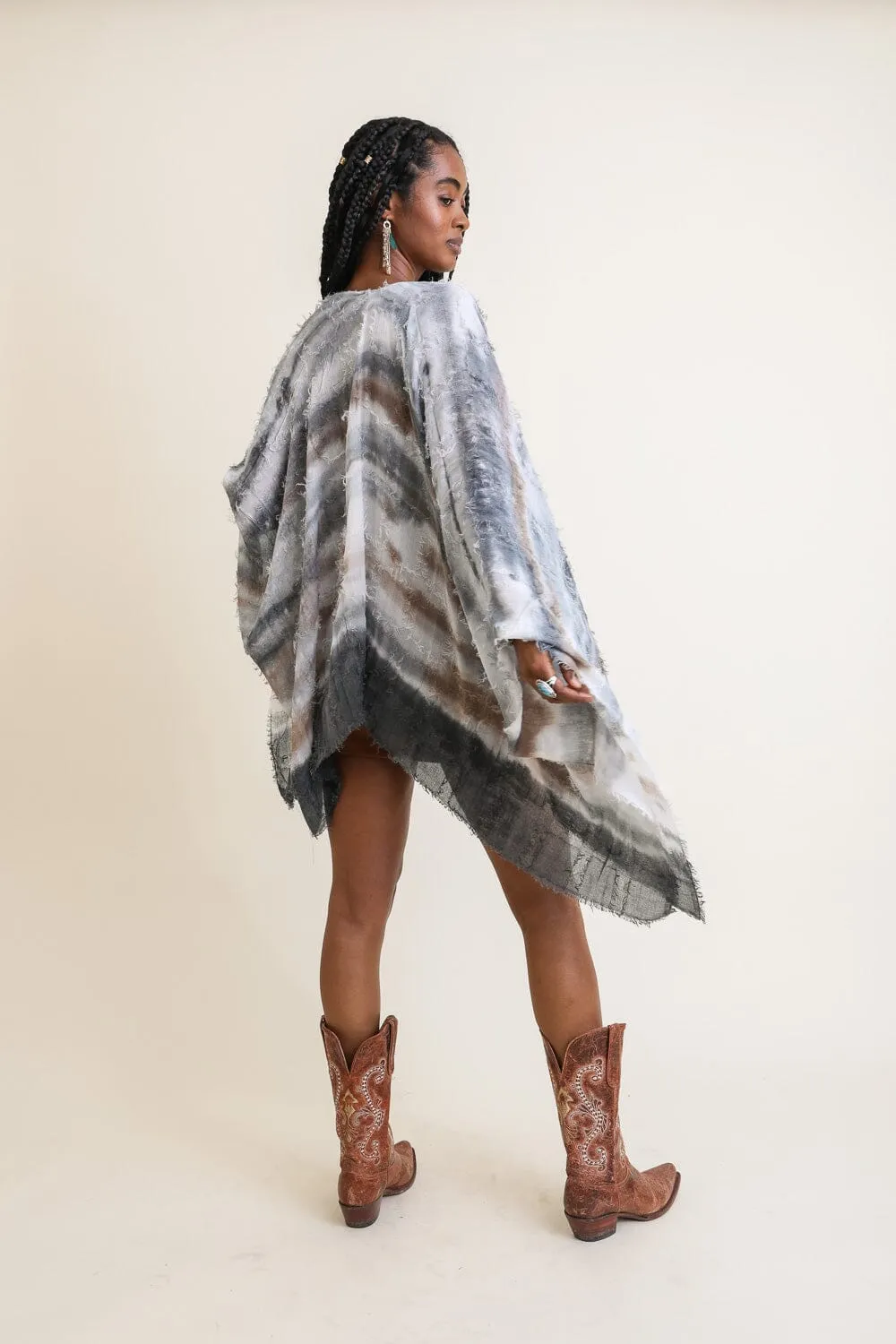 Breezy & Beautiful Dip Dye Kimono