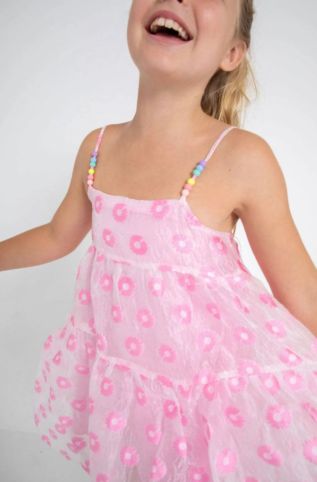 Candy Beaded Daisy Dress