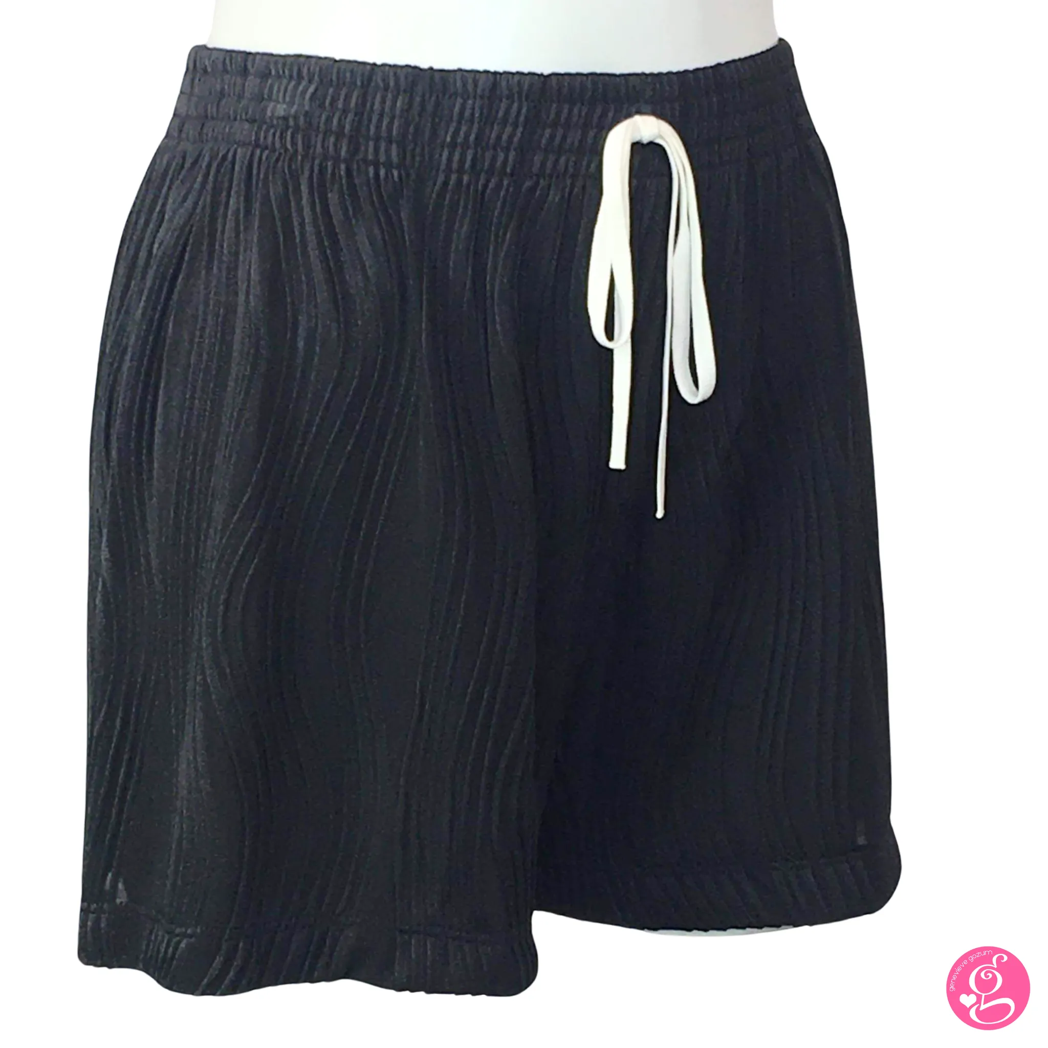 Cartoon Waves Sweet Sexy Shorts with Slip Shorts