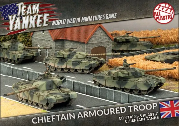 Chieftain Armoured Troop - Team Yankee British