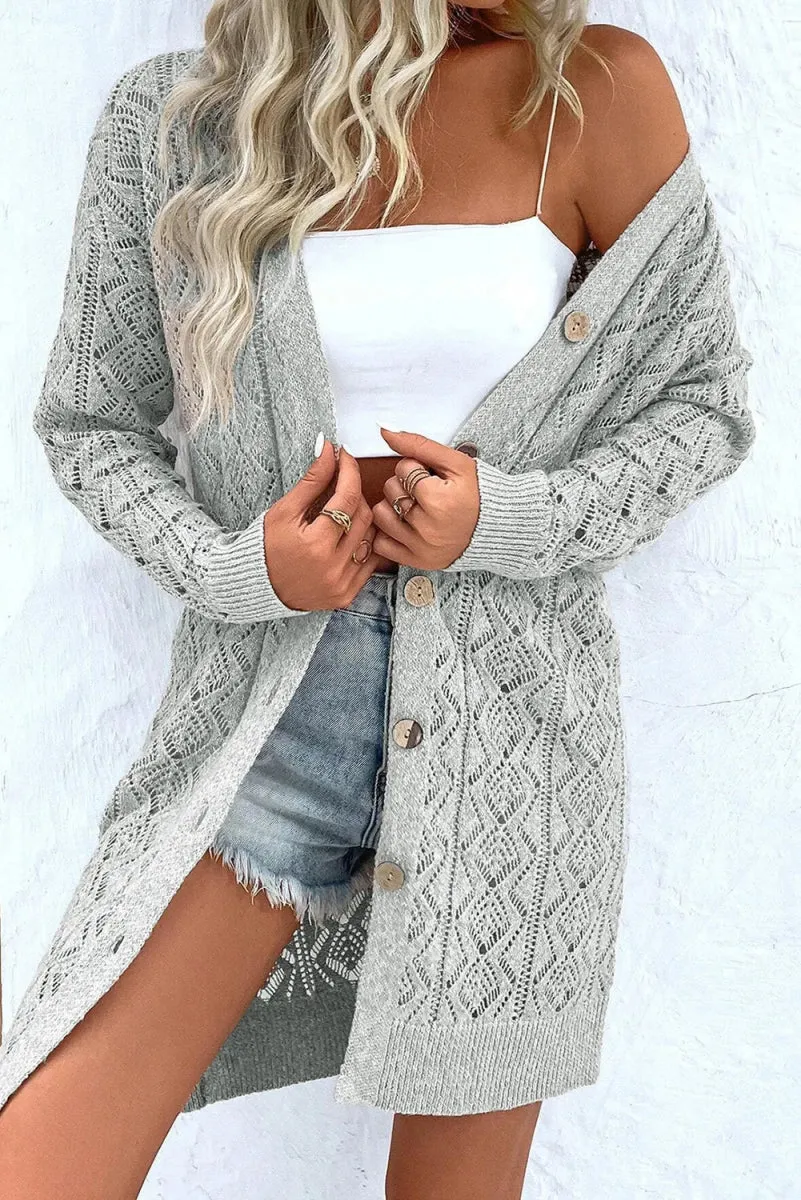 Classic Comfort Button Down Cardigan Sweater Women's