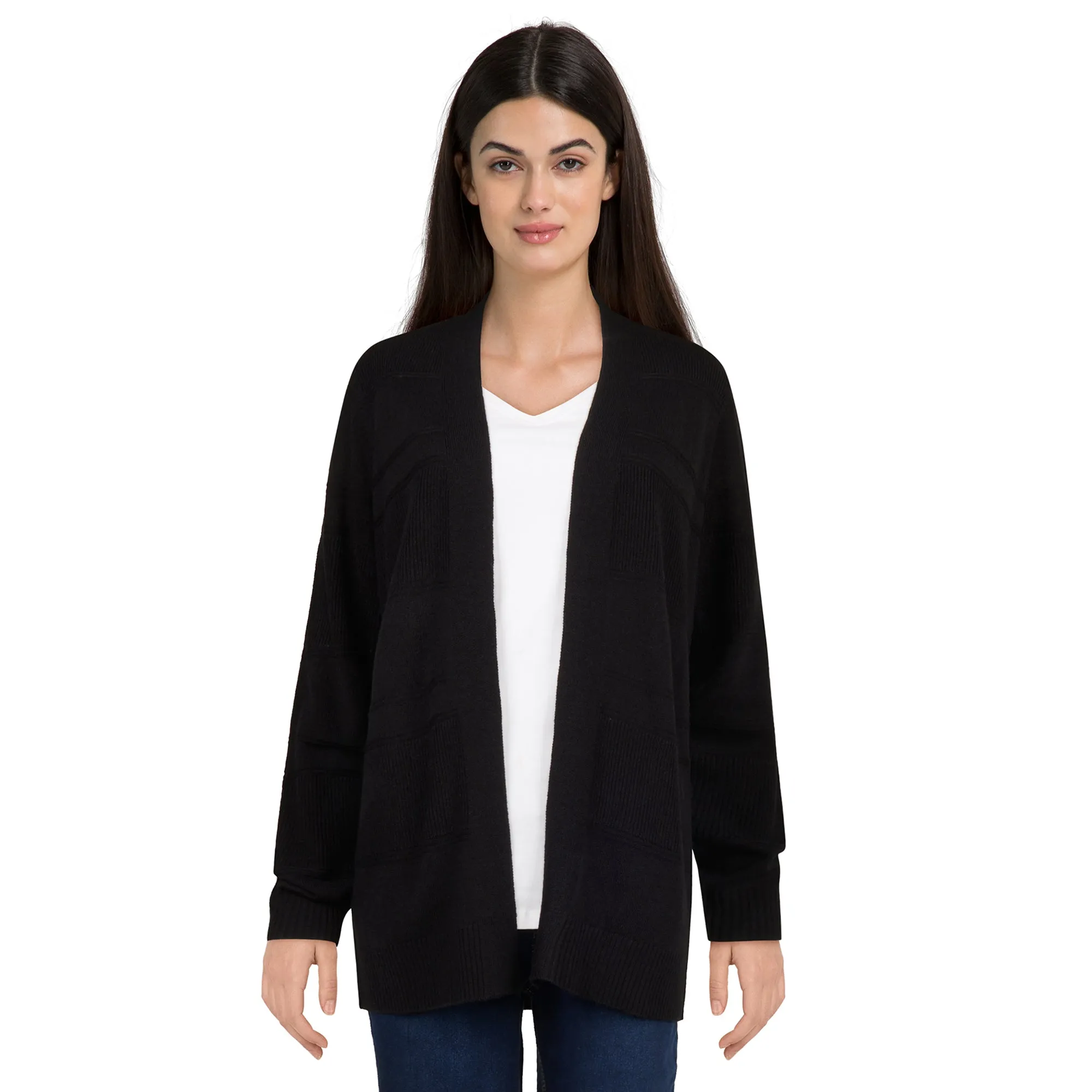 Classic Editions Women's Open Front Cardigan