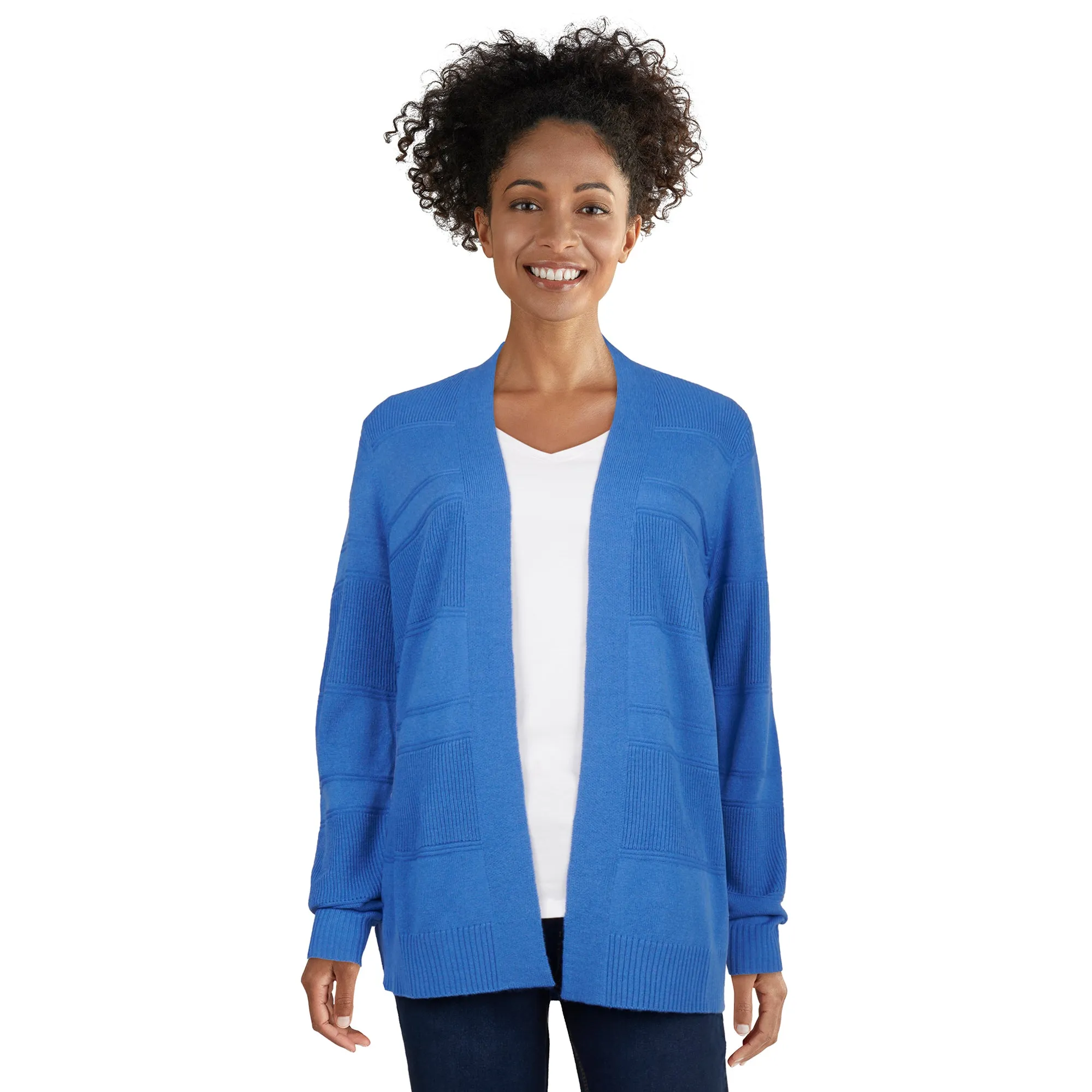 Classic Editions Women's Open Front Cardigan