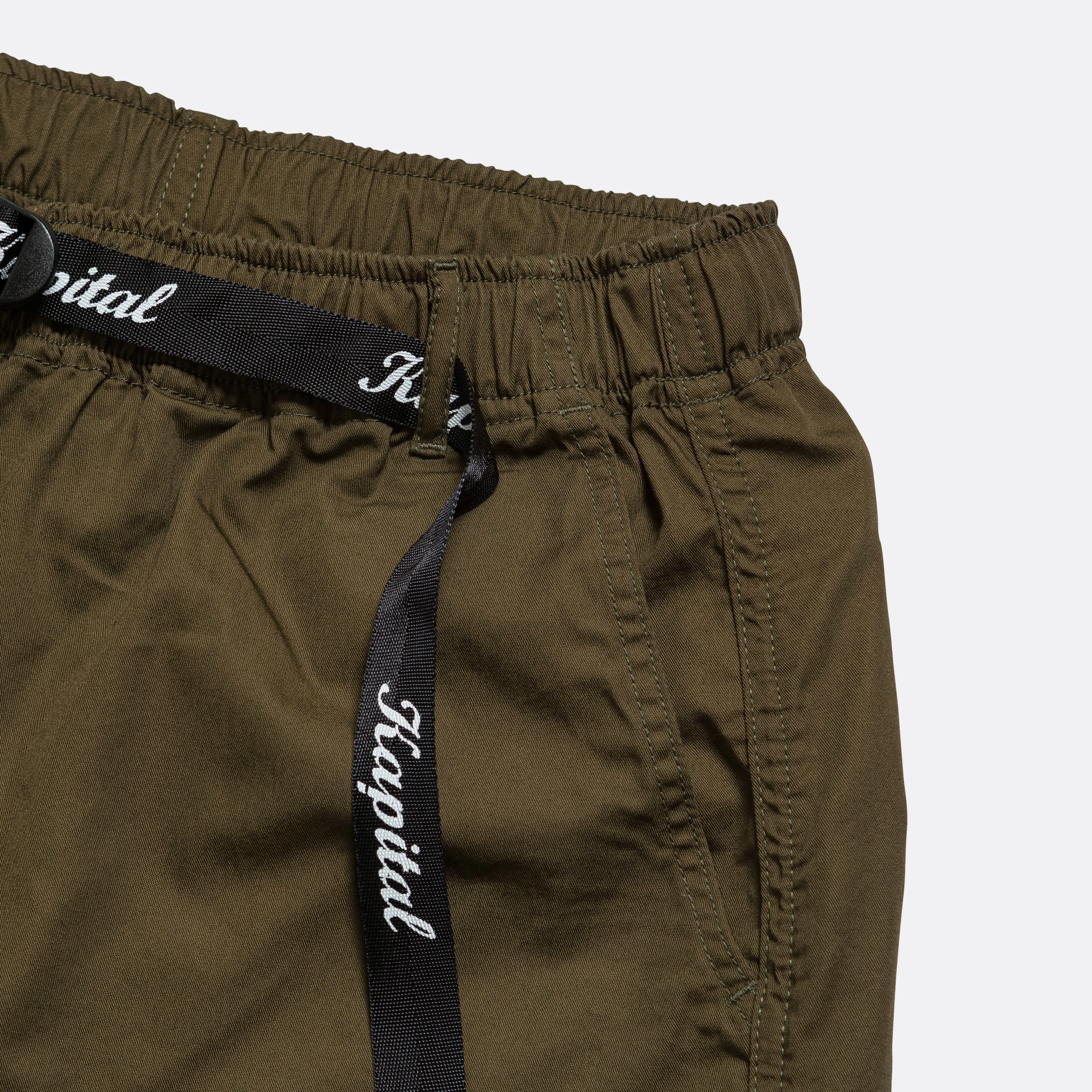 Combed Burberry EASY Shorts (RAINBOWY) - Khaki/Yellow