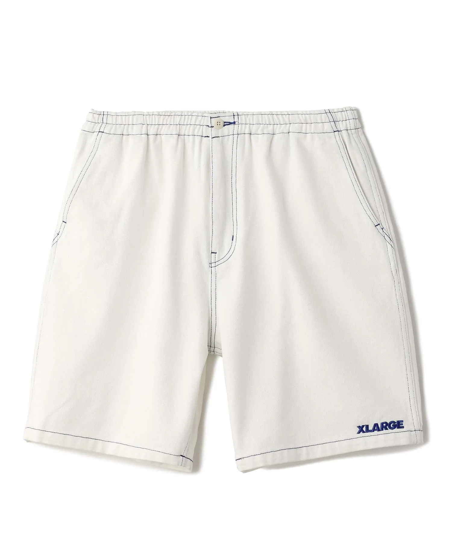 CONTRAST STITCH EASY SHORT PANTS