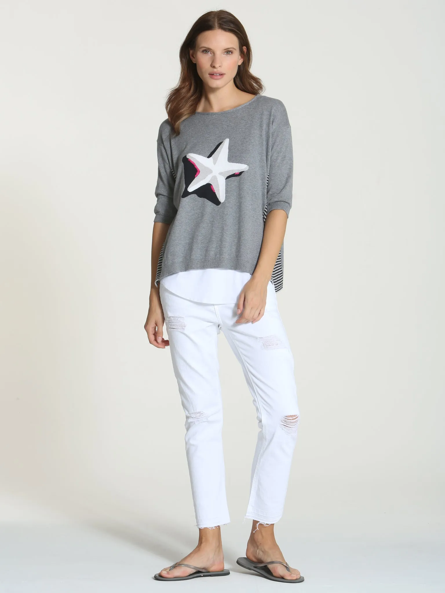 Cool Starfish Tee - Thunder