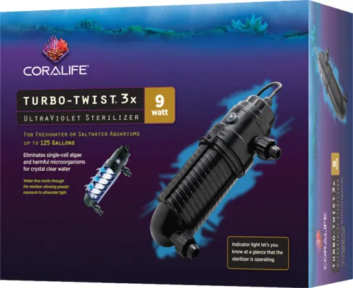 Coralife Turbo Twist UV Sterilizer (3 Sizes)