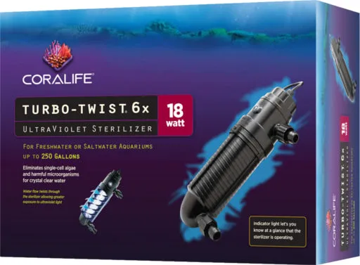 Coralife Turbo Twist UV Sterilizer (3 Sizes)