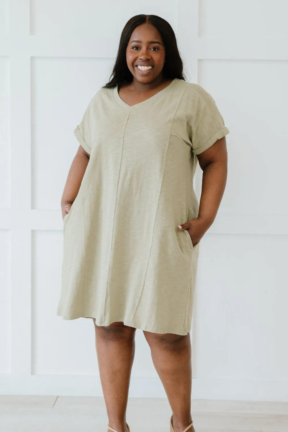 Cotton Bleu Fresh Air Full Size Run T-Shirt Dress