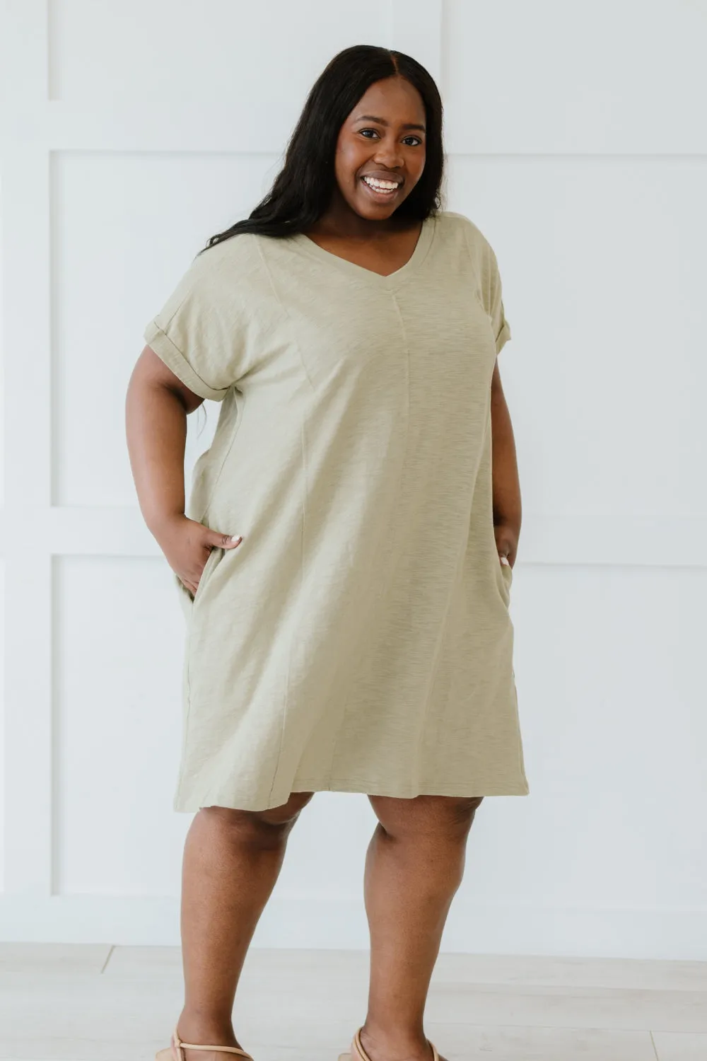 Cotton Bleu Fresh Air Full Size Run T-Shirt Dress