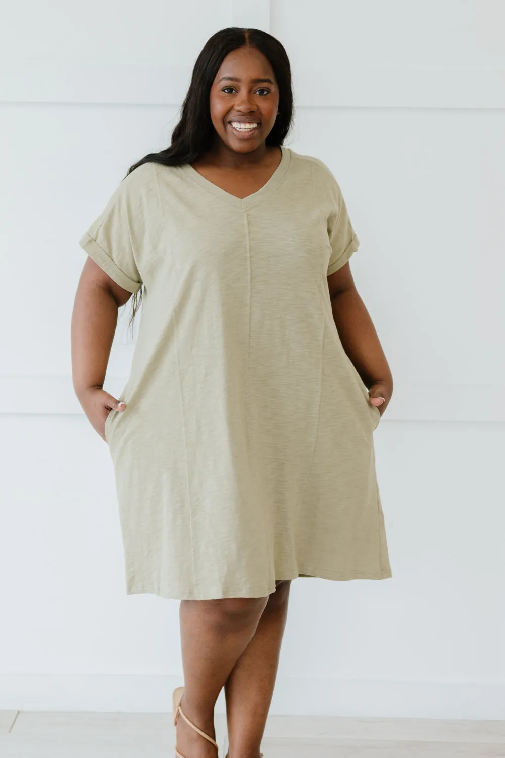 Cotton Bleu Fresh Air Full Size Run T-Shirt Dress