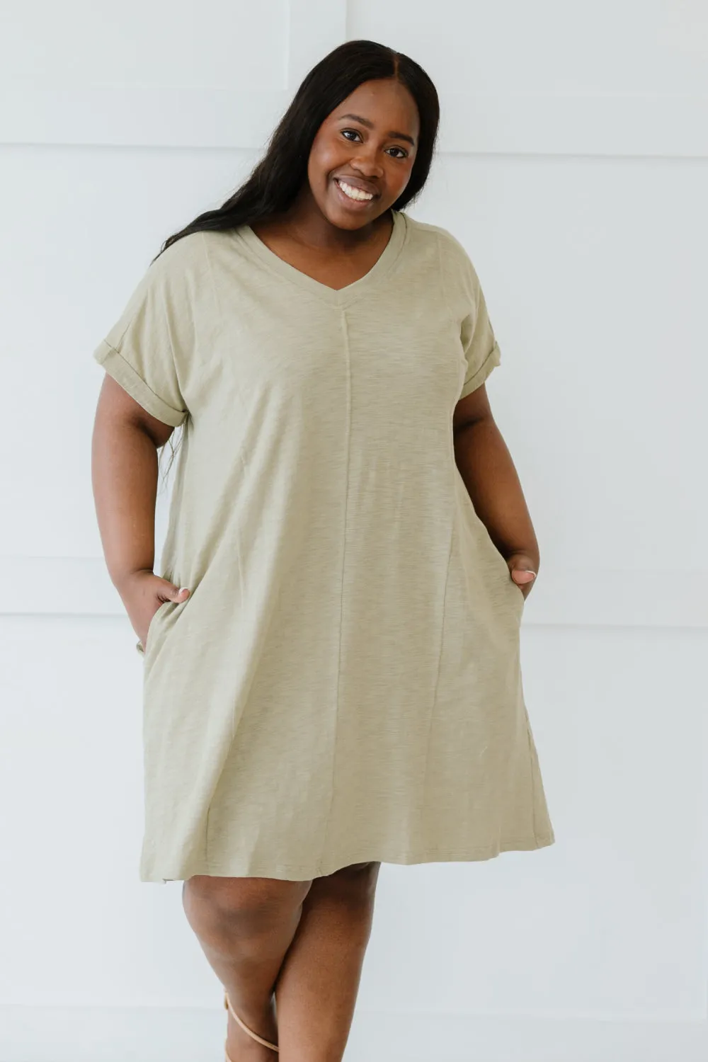 Cotton Bleu Fresh Air Full Size Run T-Shirt Dress