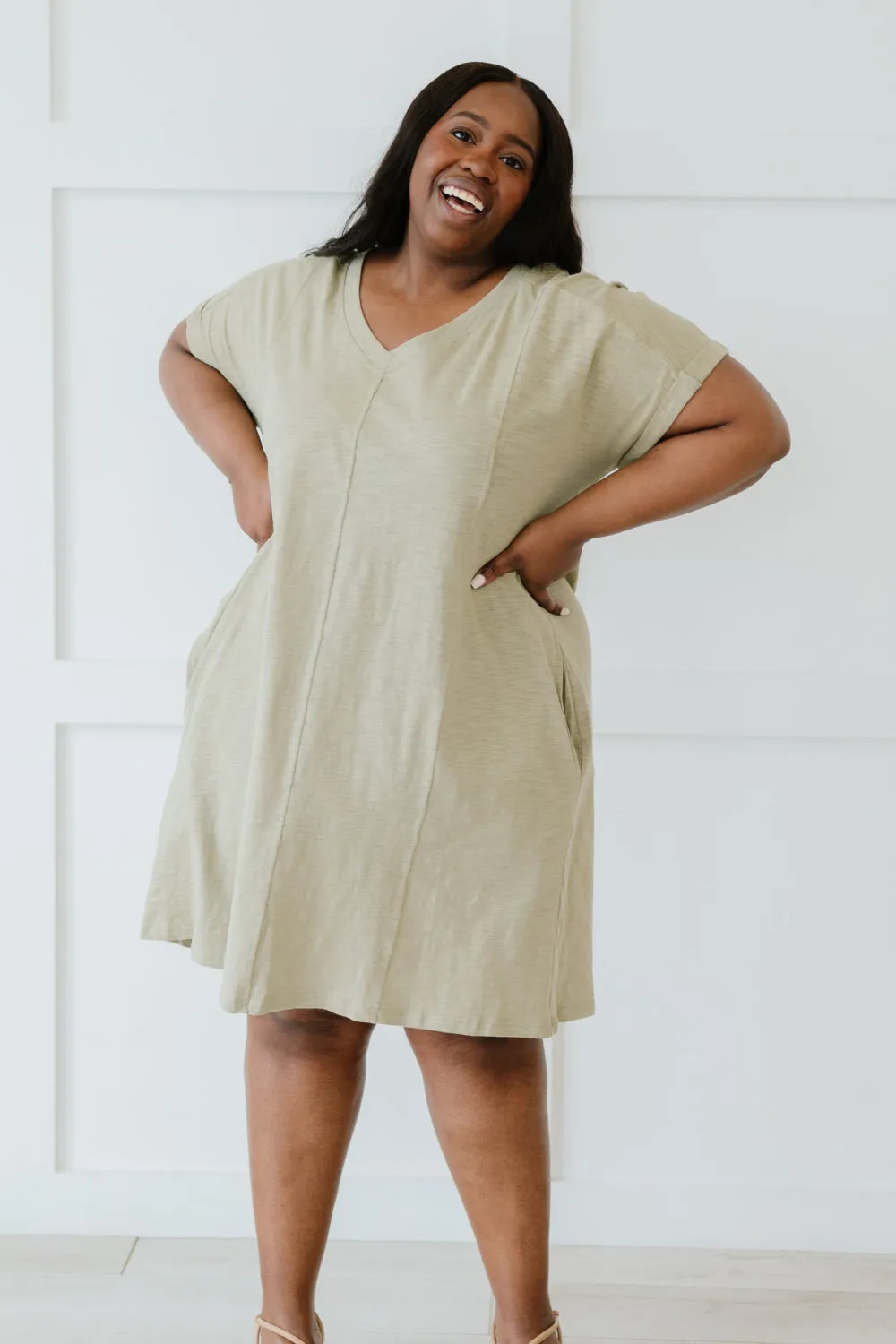 Cotton Bleu Fresh Air Full Size Run T-Shirt Dress