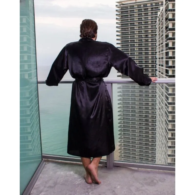 Custom Lightweight Men Satin Silk Robes