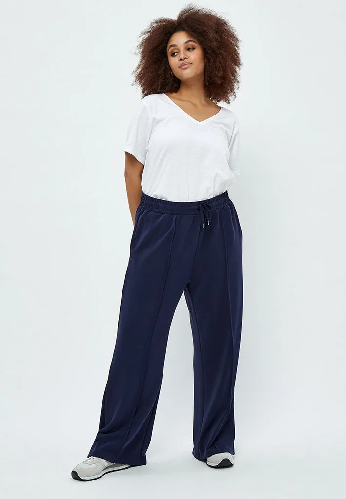 Dicette Sweat Pants Curve - NAVY