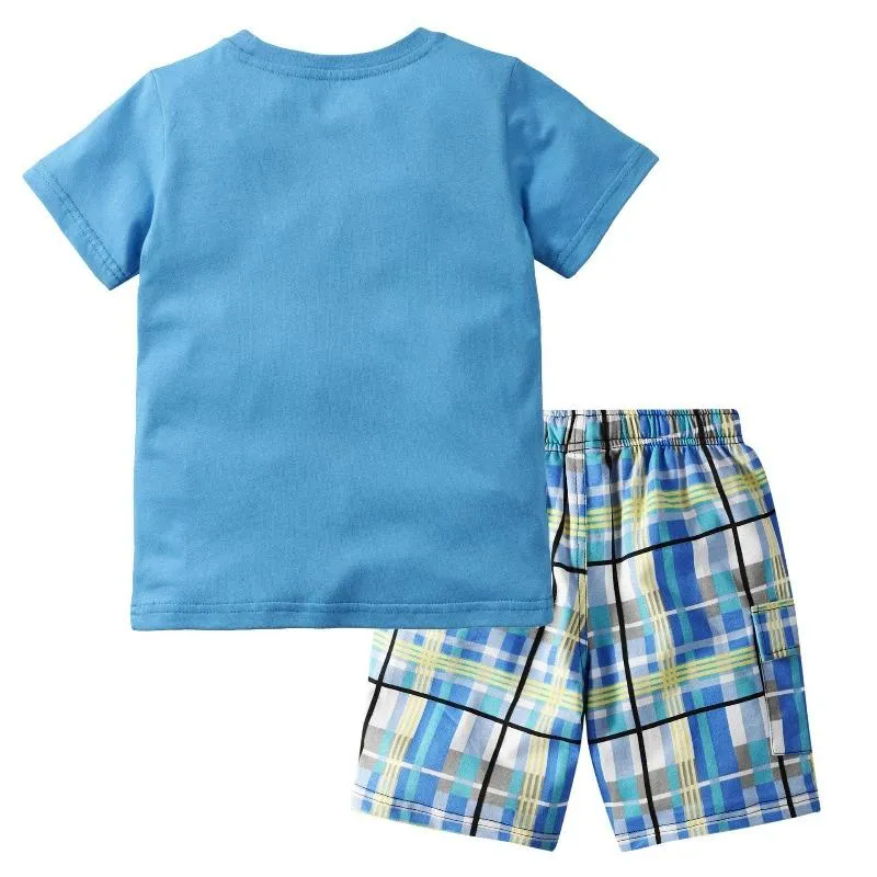 Dinosaur Print 2-Piece Set for Toddler/Kid Boys