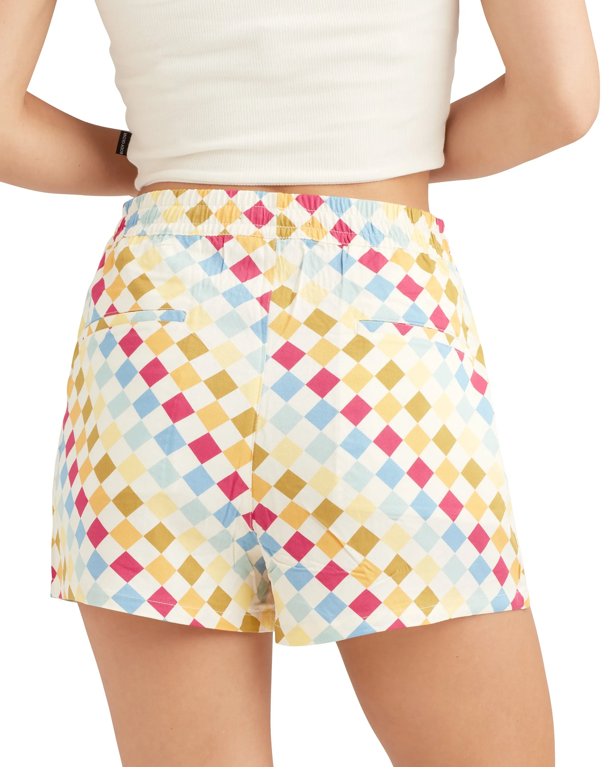 Easy Breezy Elastic Waist Shorts - Multi