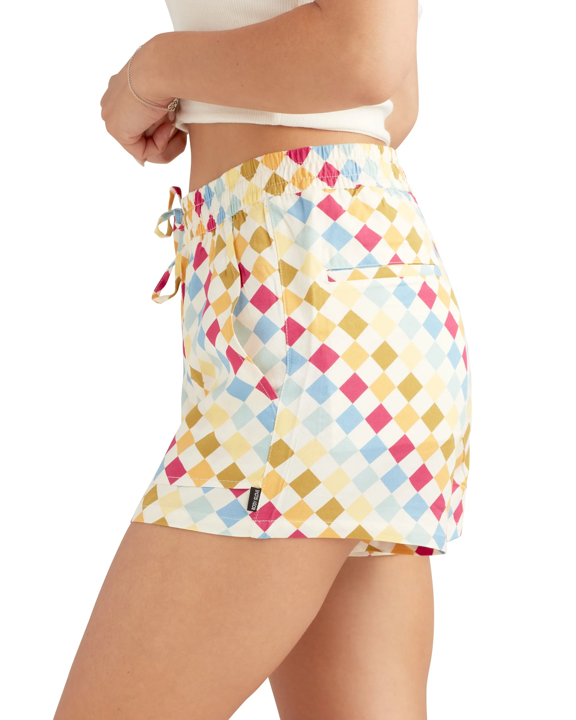 Easy Breezy Elastic Waist Shorts - Multi