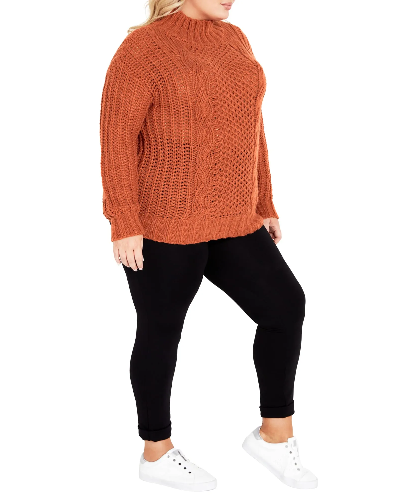 Fallon Sweater | Burnt Sienna