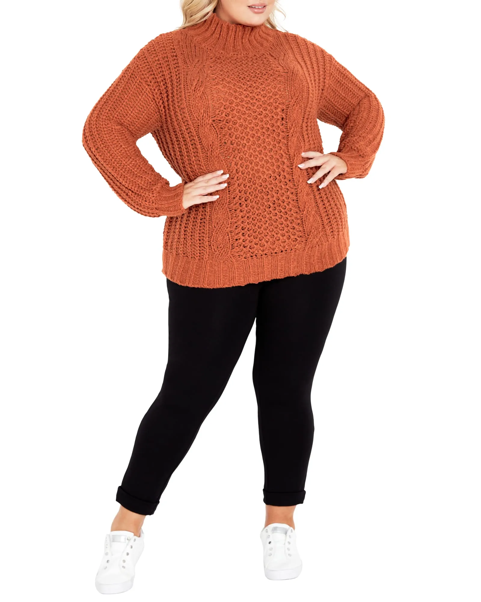 Fallon Sweater | Burnt Sienna