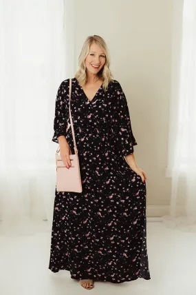 Flowy 3/4 Sleeve Maxi