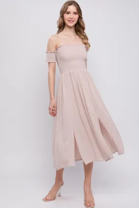 Flowy Off The Shoulder Dress - 6 colors - Ships from The USA