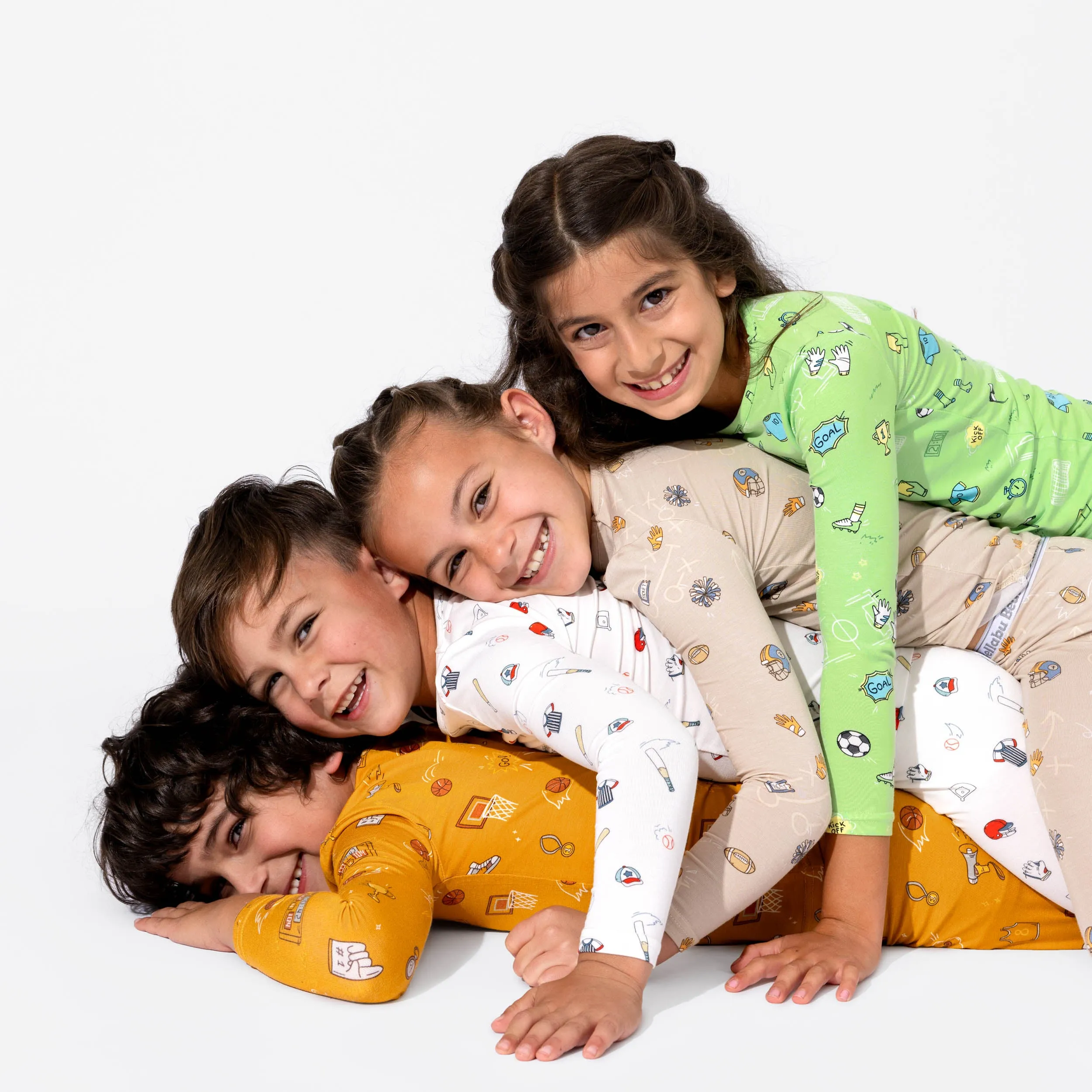 Football Bamboo Kids Pajamas