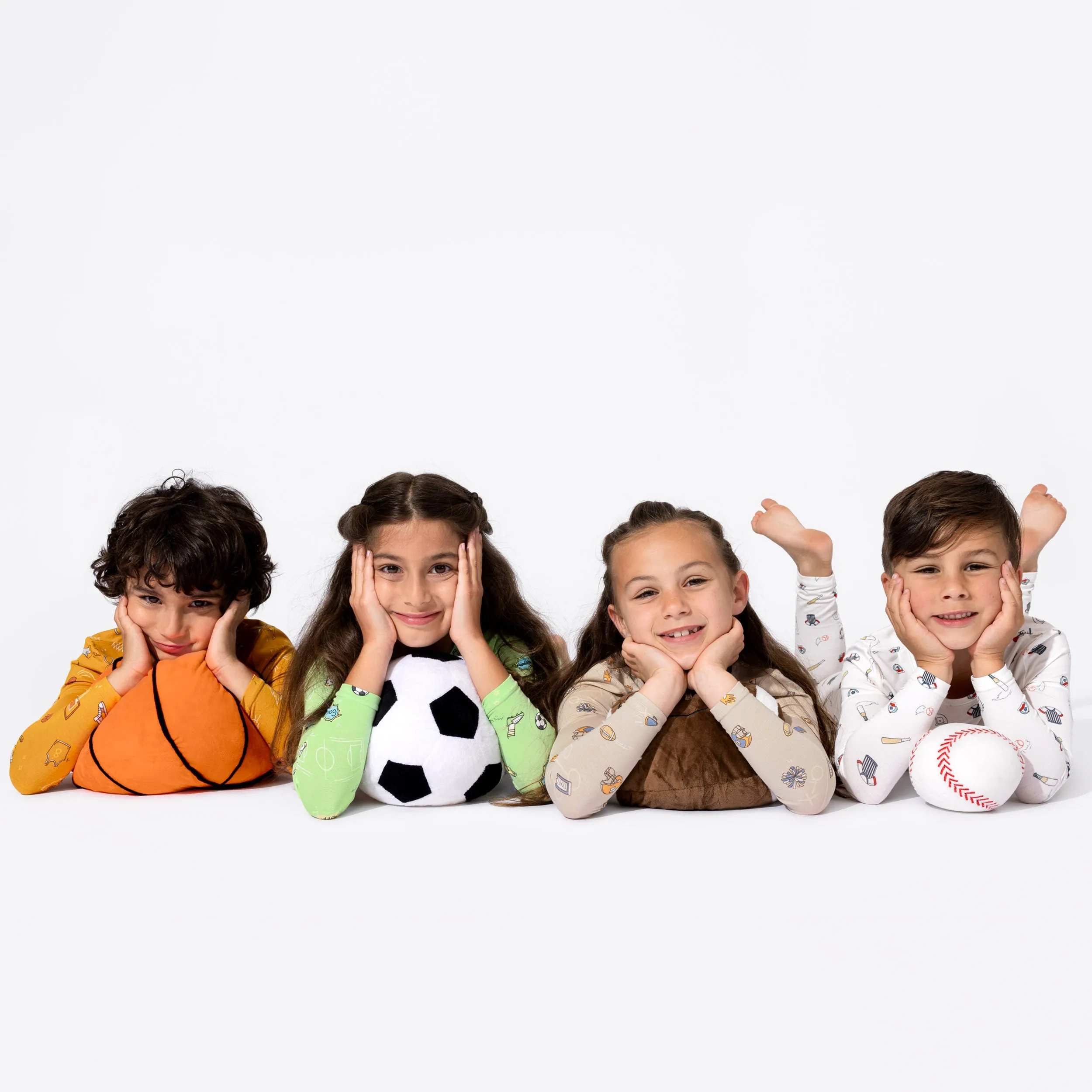 Football Bamboo Kids Pajamas