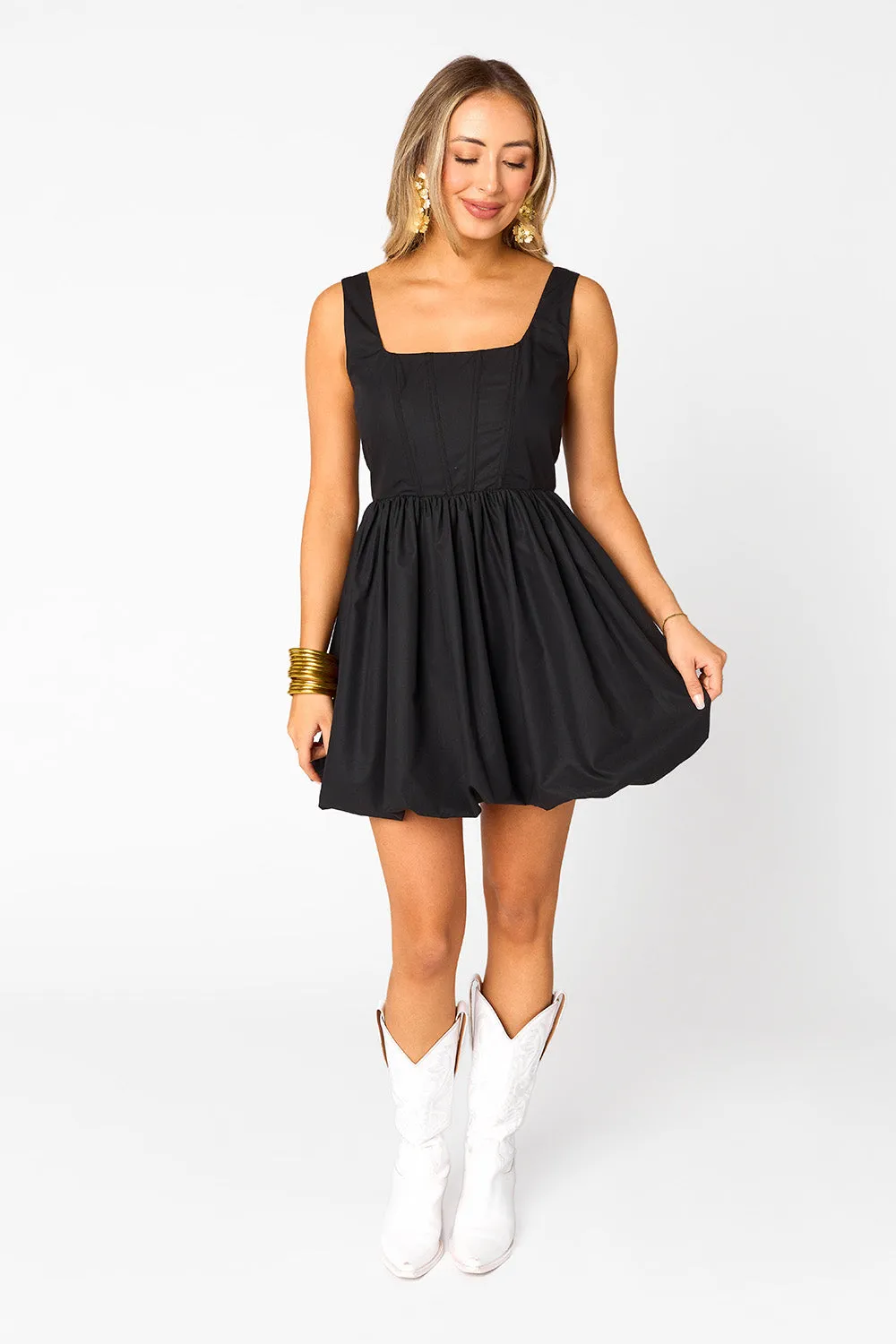 Heidi Mini Dress - Black