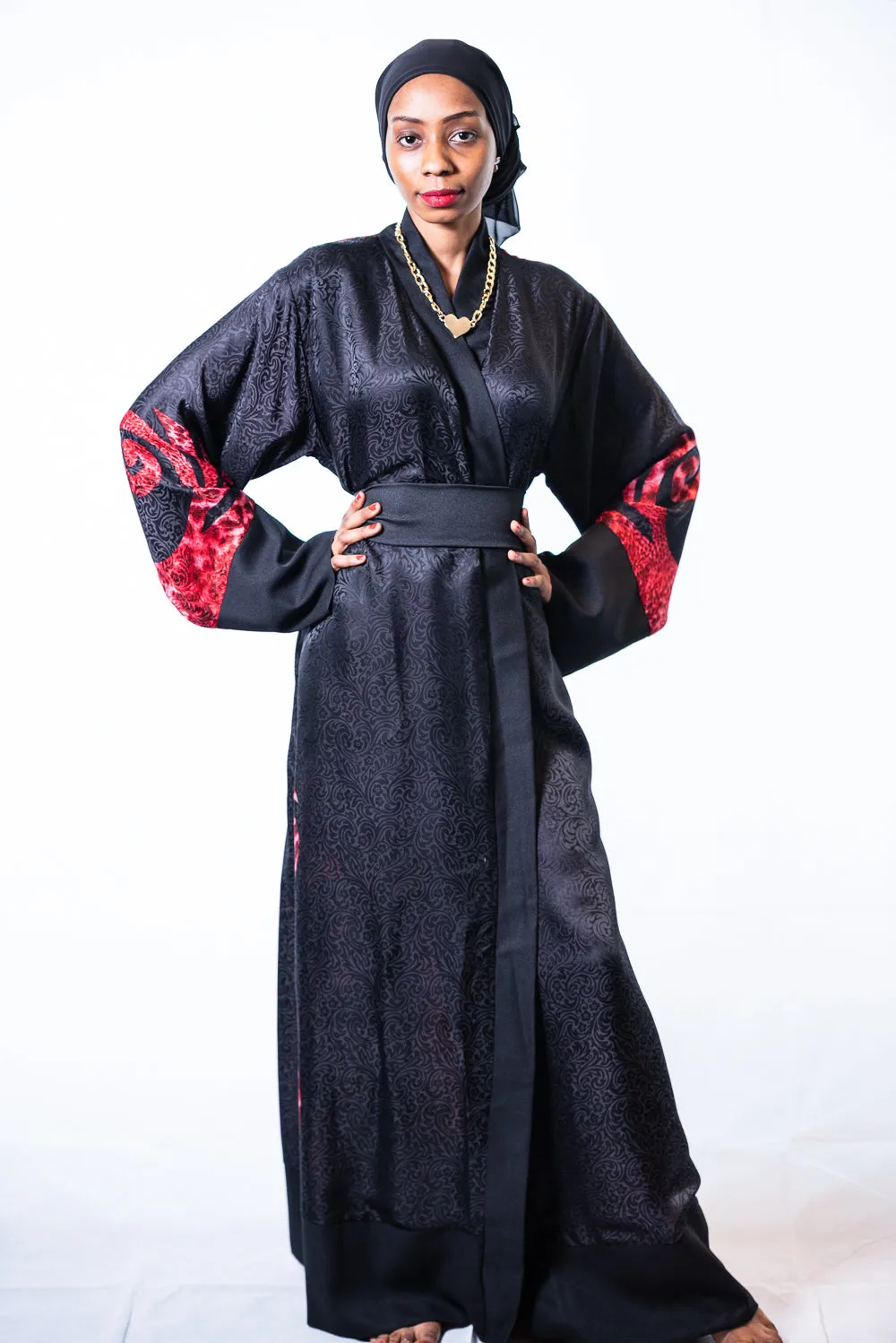 Hilary Silk kimono robe