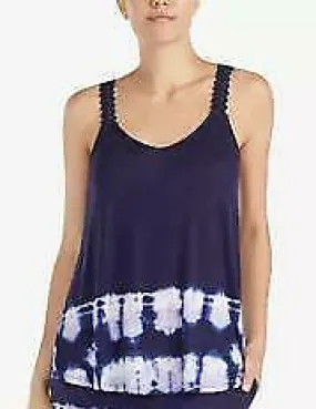 Layla Women's Printed Tank Pajama Top, Size Medium