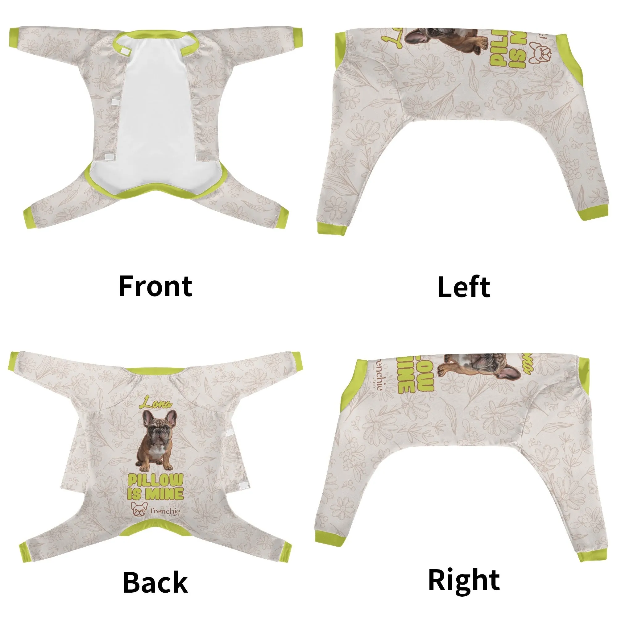 Lilo - Personalized French Bulldog Pajamas with Your Frenchie’s Name & Picture – Ultra-Soft, Cozy, and Adorably Unique