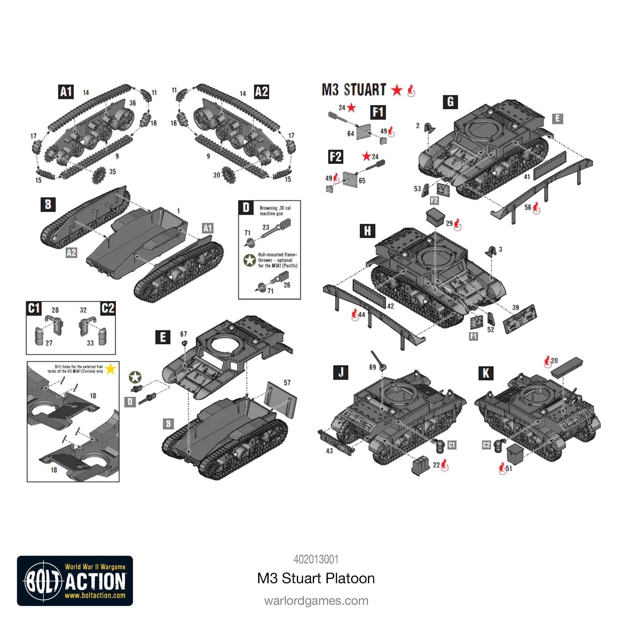 M3 Stuart Platoon