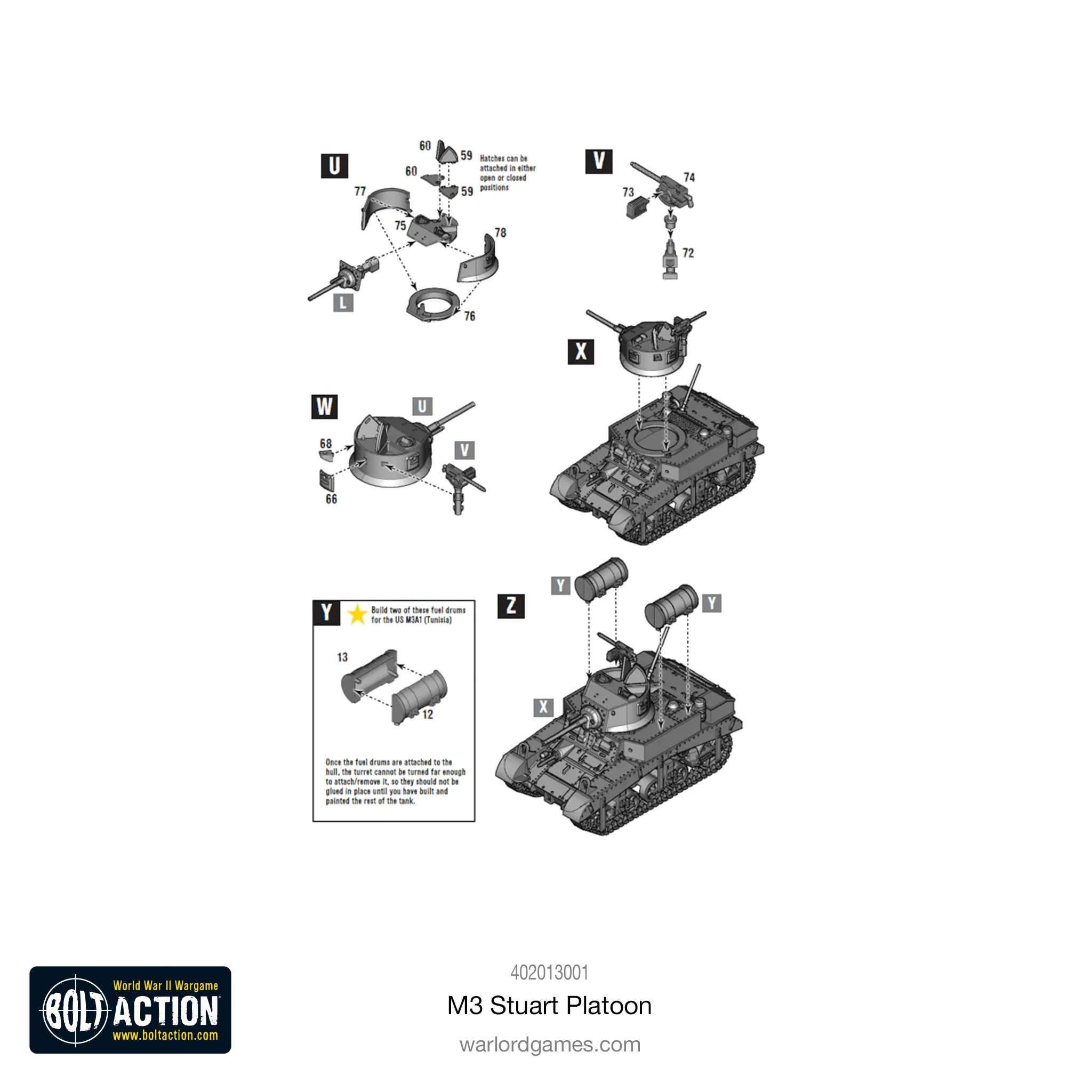 M3 Stuart Platoon