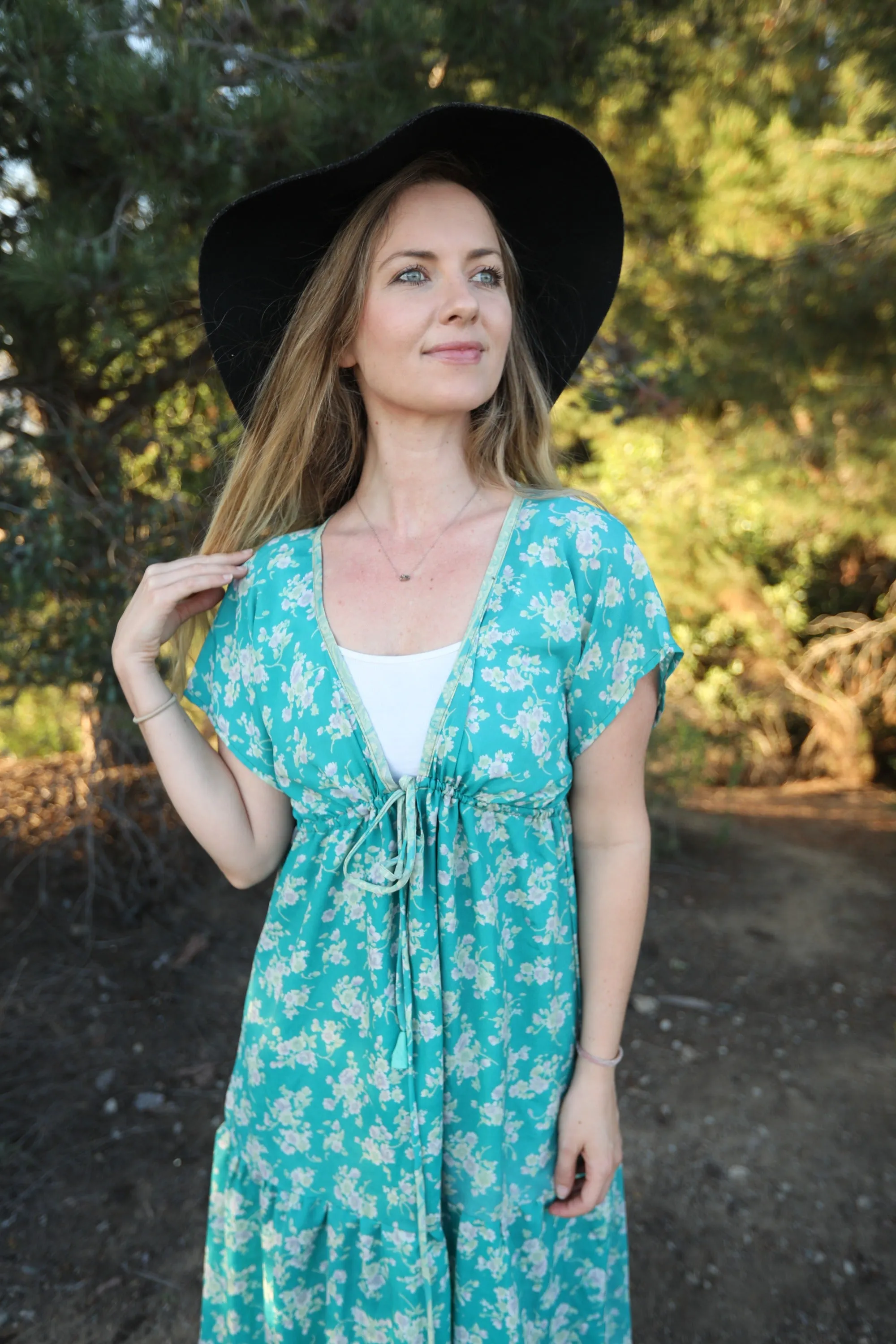 Meadow Dress - L - Drippin in Sunshine