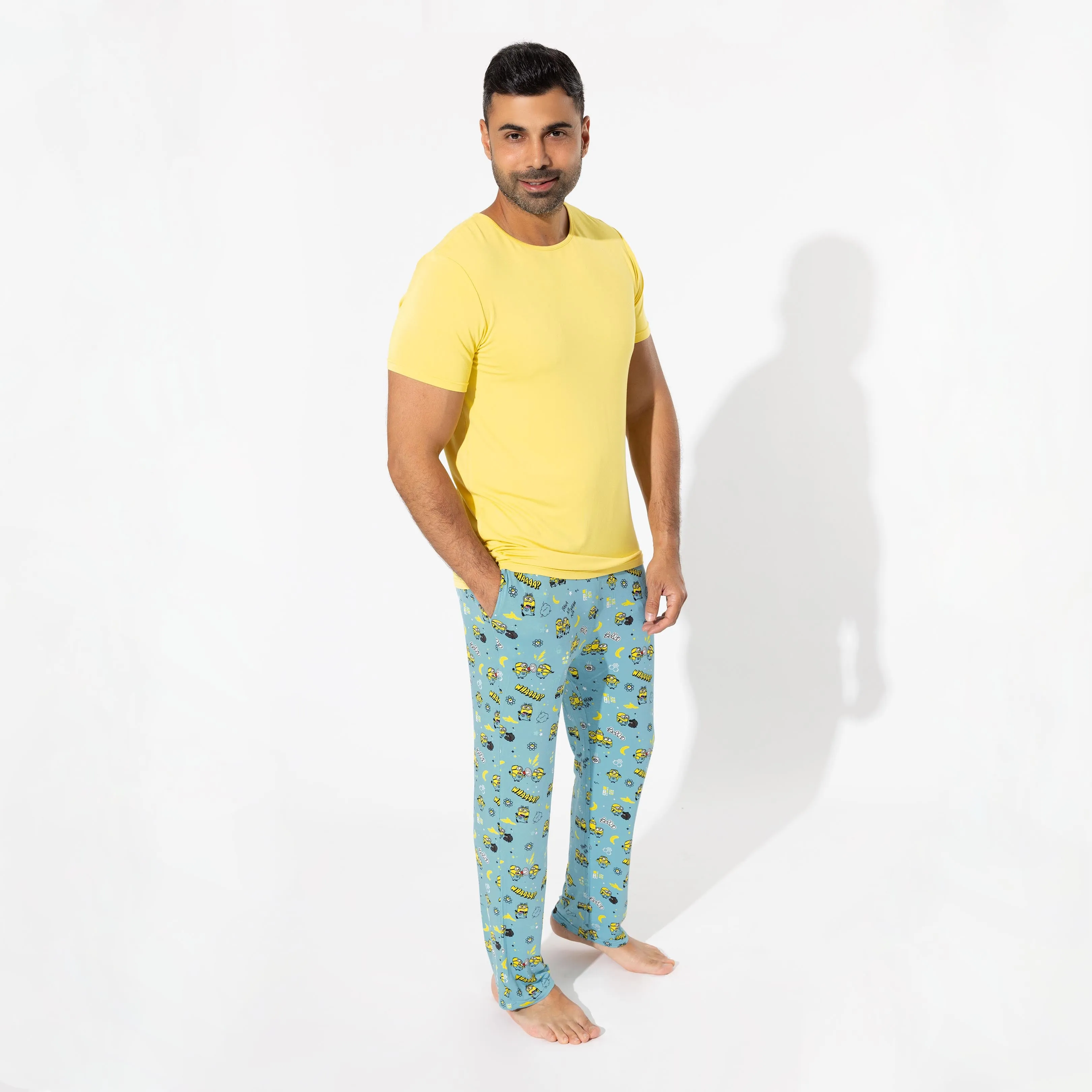 Minions Bello Banana Bamboo Men's Pajama Set