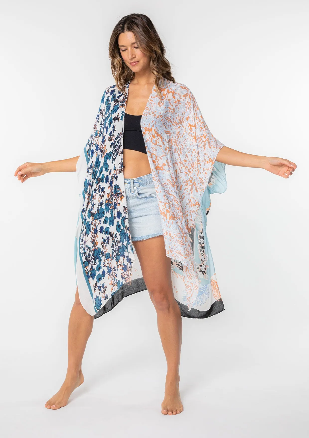 Moonlight And Roses Kimono