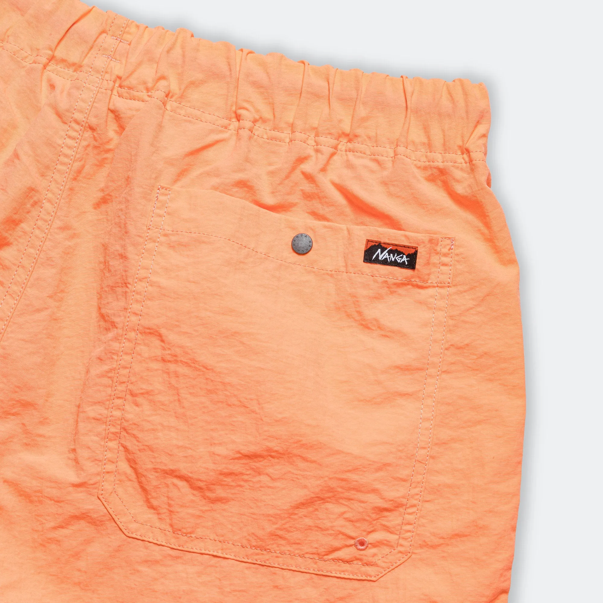 Nylon Tusser Easy Shorts - Orange