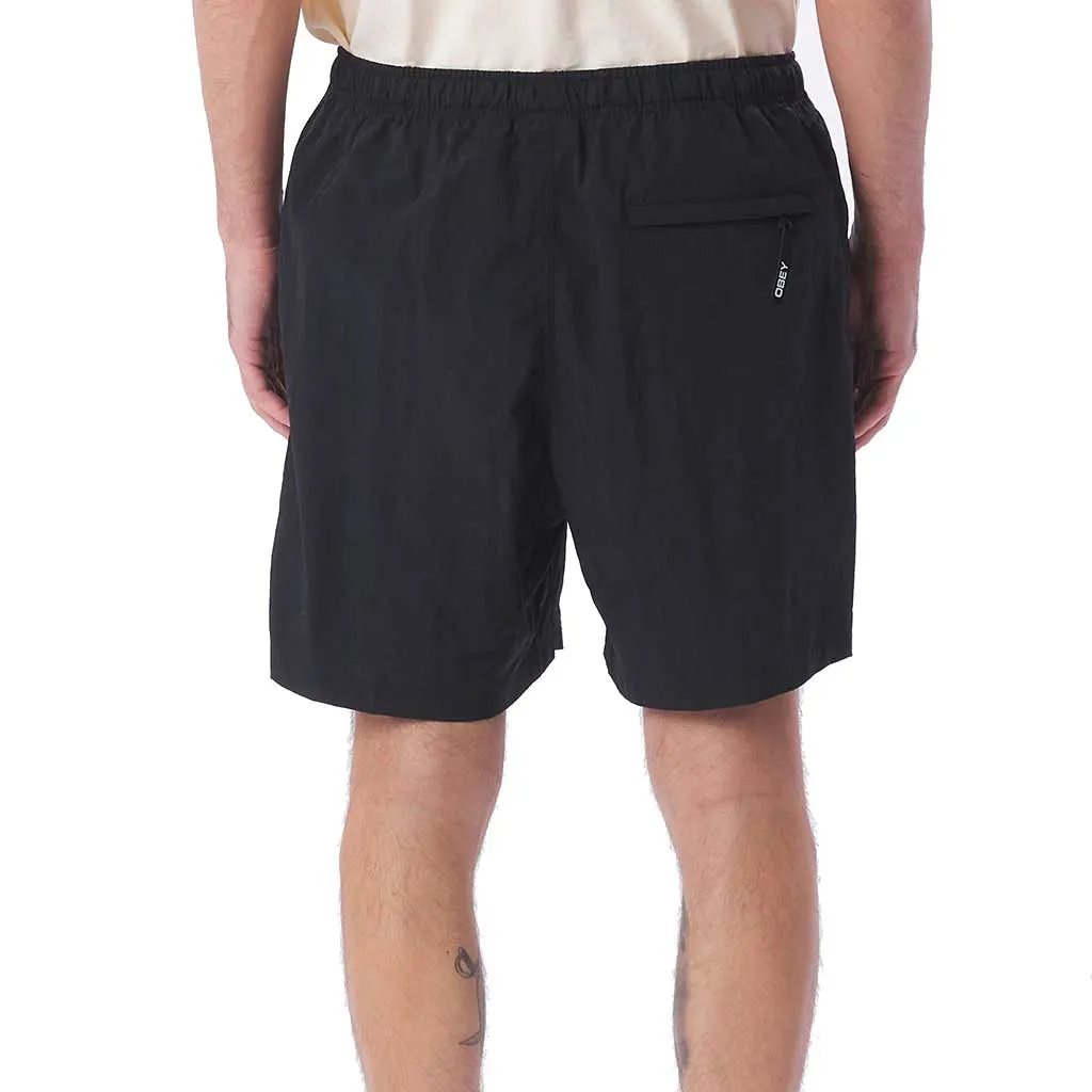 Obey Easy Peak Web Short - Black