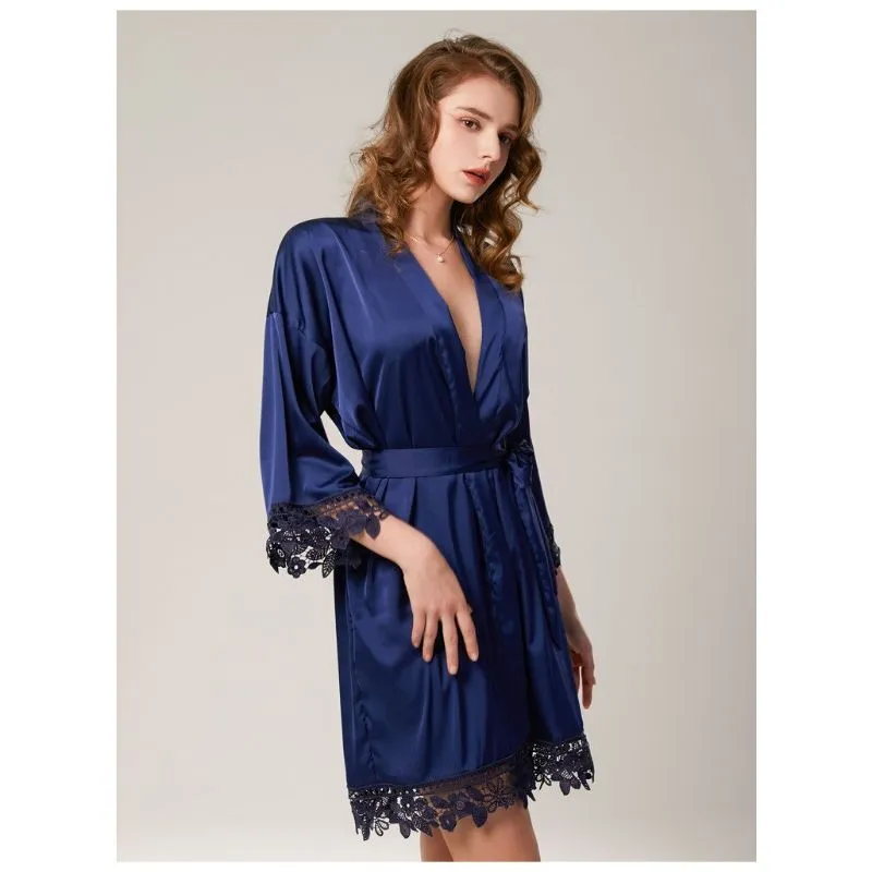 Personalized Satin Lace Style Robes