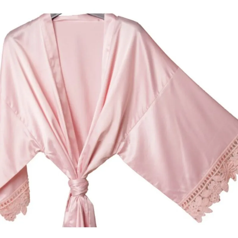 Personalized Satin Lace Style Robes