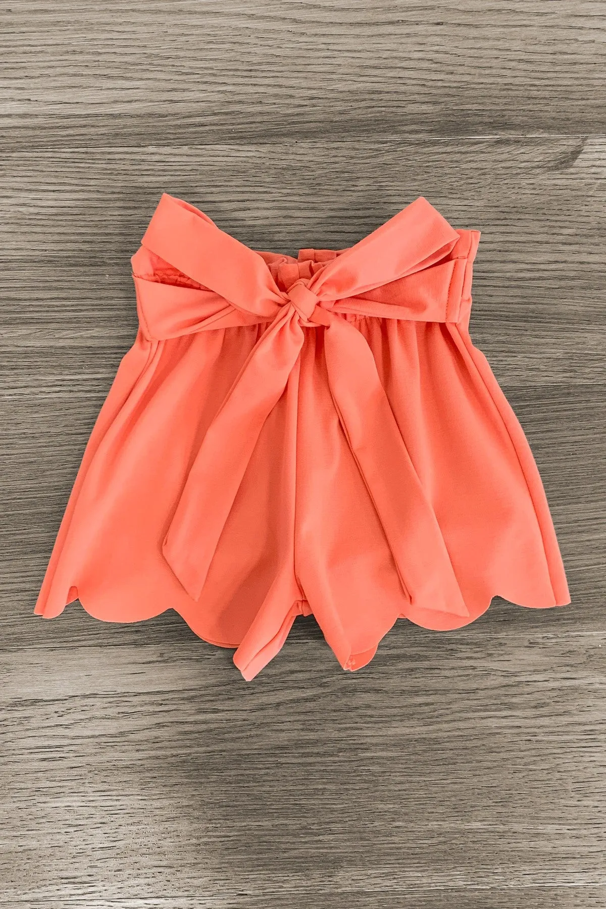 "Take It Easy" Coral Short Set