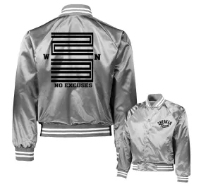 Retro 11 Cool Grey WIN Satin Jacket